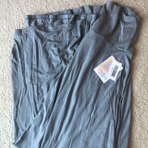 lularoe grey maxi skirt